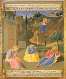 De Agonie in de Tuin (detail) door Fra Angelico